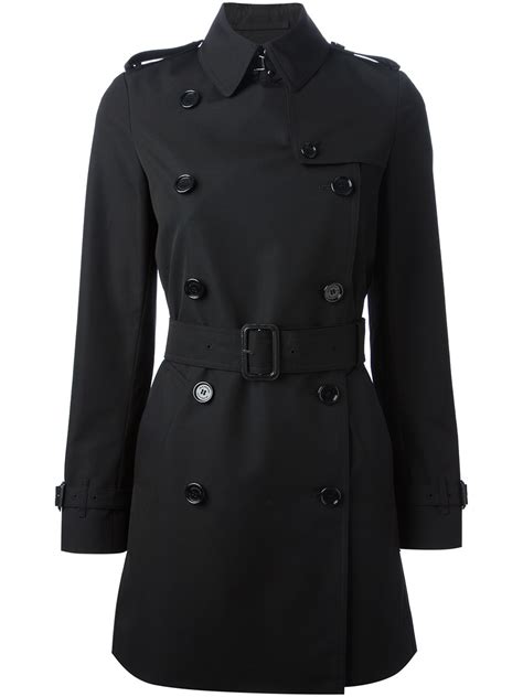 trench coat noir burberry|vintage burberry trench coat black.